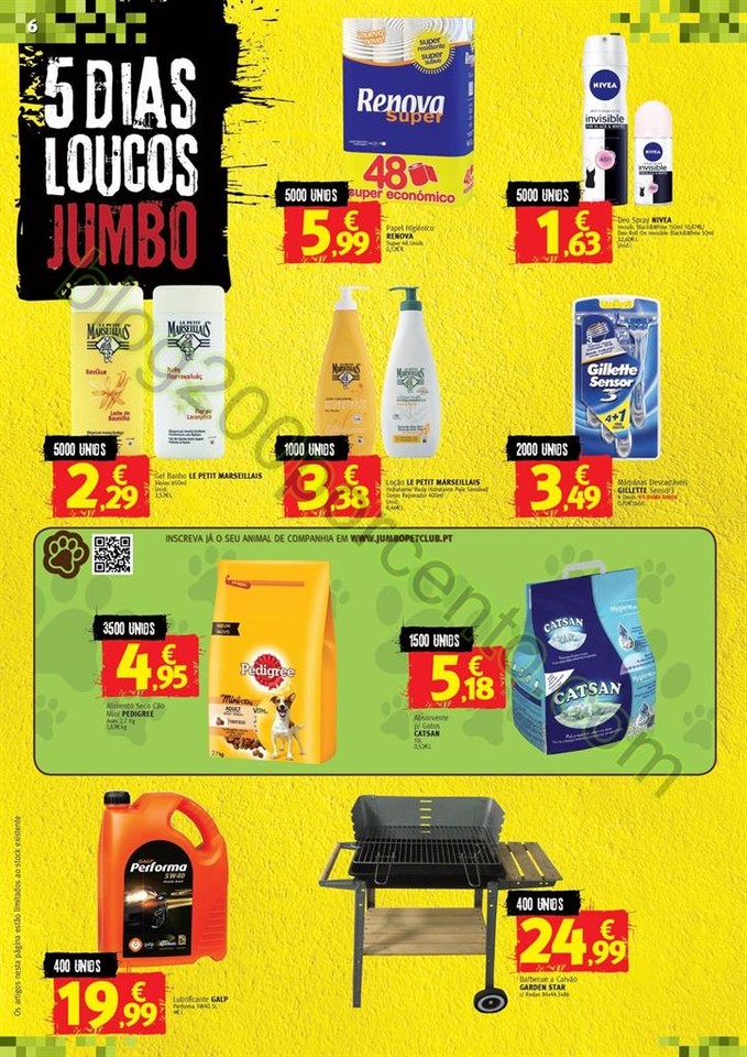Antevisão Folheto JUMBO 5 dias loucos promoções