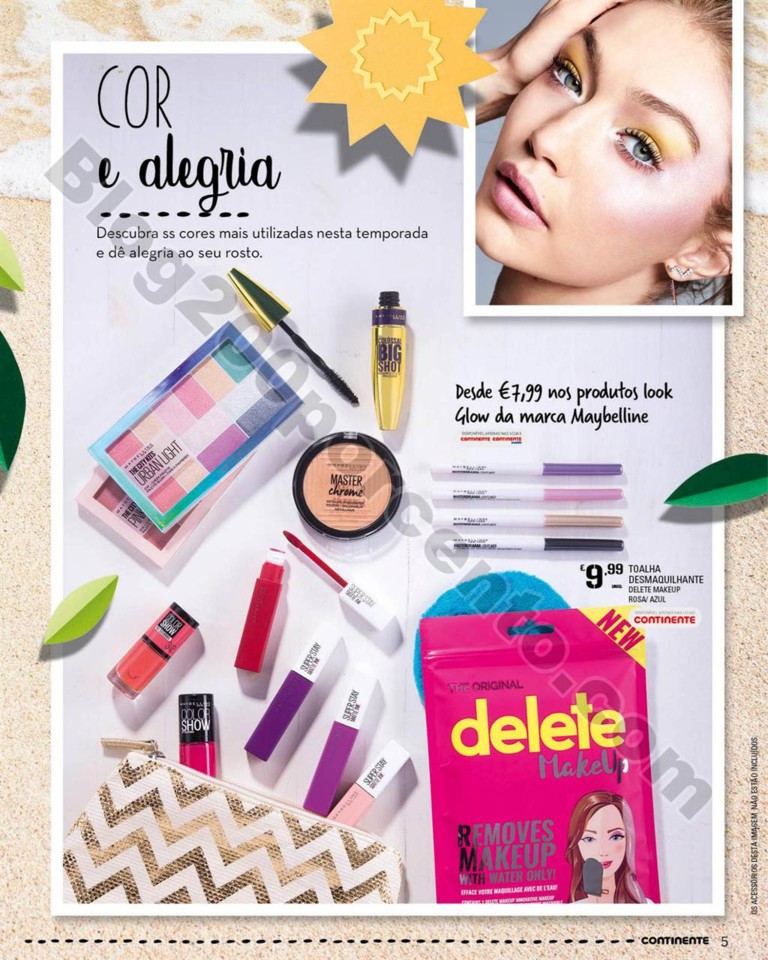 Antevisão Folheto CONTINENTE Beleza verão promo