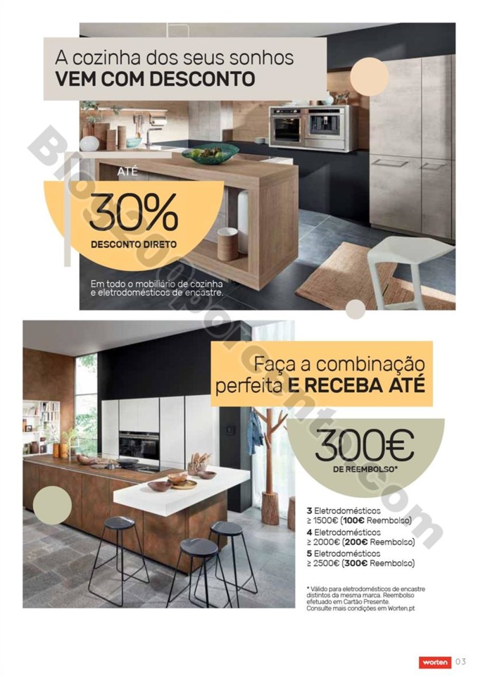 Antevisão Folheto WORTEN cozinhas promoções de 