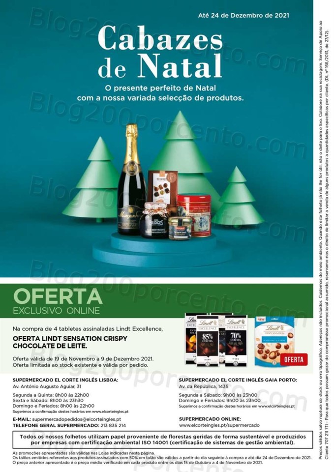 Antevisão Folheto EL CORTE INGLÉS Promoções de