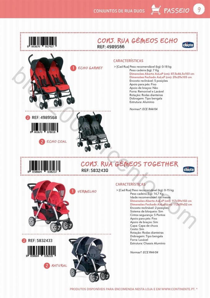 Catálogo técnico puericultura CONTINENTE Promoç