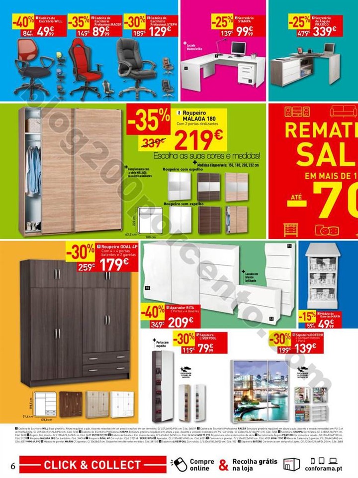 Antevisão Folheto CONFORAMA Remate Saldos promoç