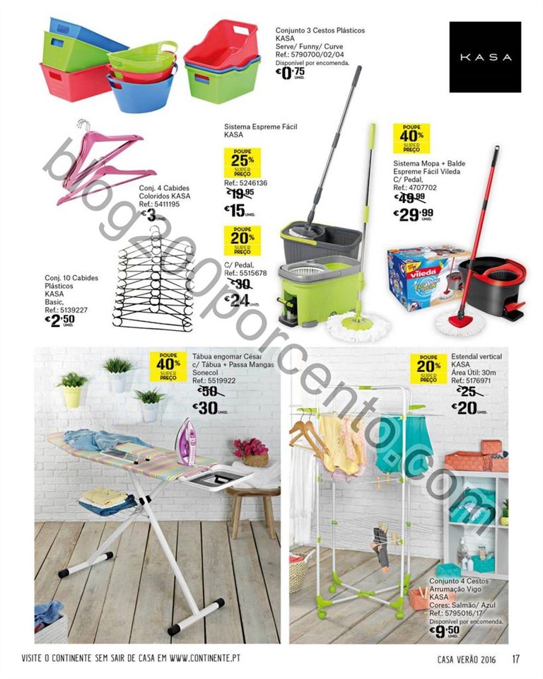 Antevisão Folheto CONTINENTE Kasa verão de 19 ju
