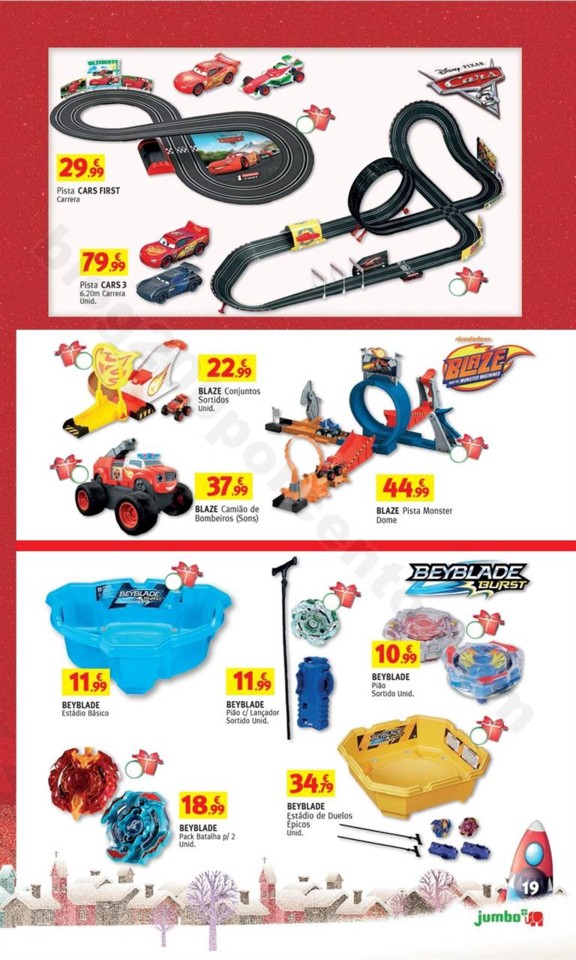 Antevisão Folheto JUMBO Brinquedos Natal promoç