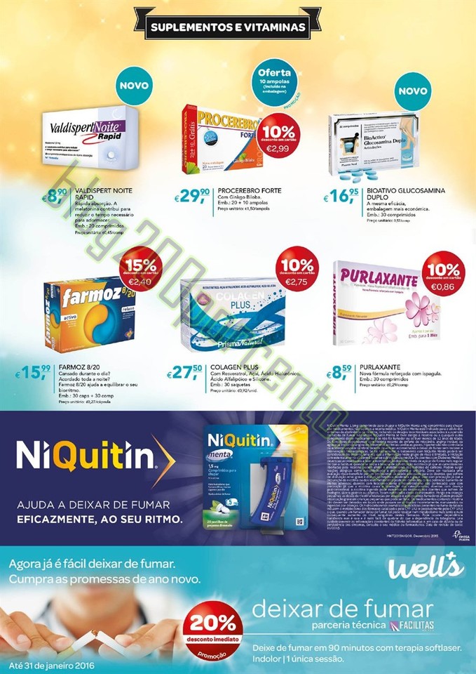 Antevisão Folheto WELLS Ano Novo Promoções de 2