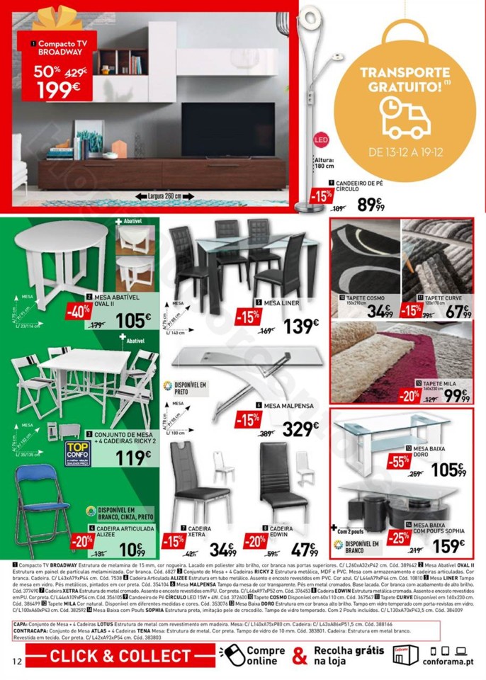 Antevisão Folheto CONFORAMA Natal Promoções e 1