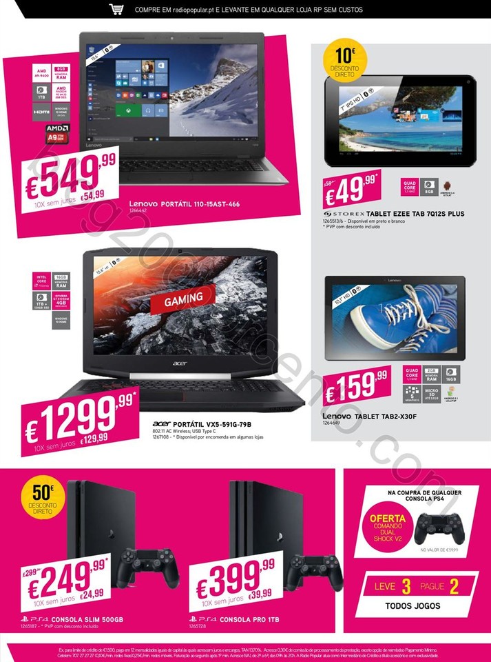 Novo Folheto RADIO POPULAR Promoções de 11 a 24 
