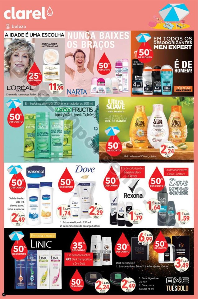 Antevisão Folheto CLAREL Promoções de 28 junho 