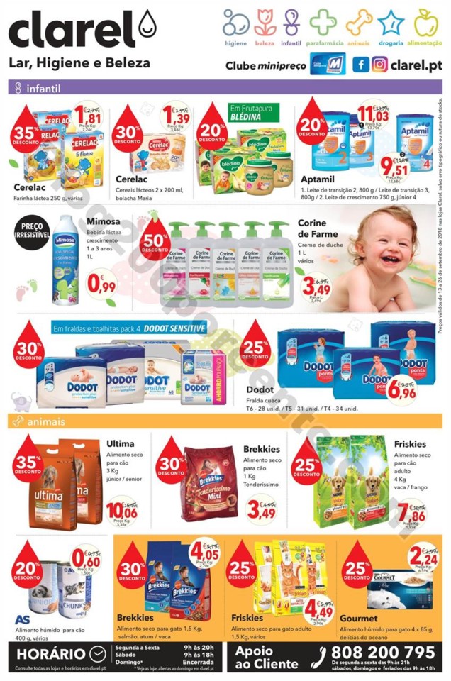 Antevisão Folheto CLAREL Promoções de 13 a 26 s