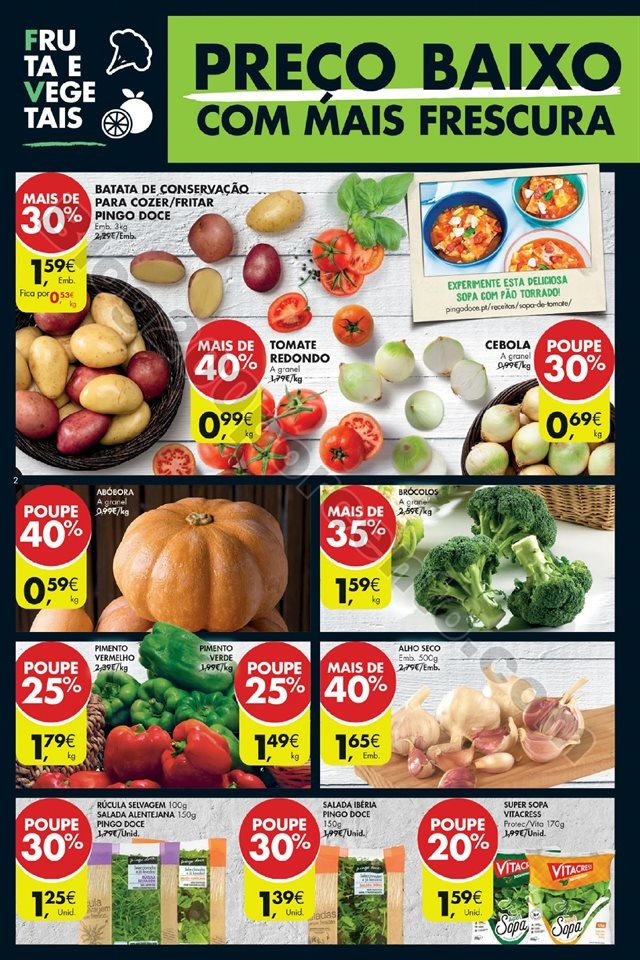 Antevisão Folheto PINGO DOCE Promoções de 30 ou