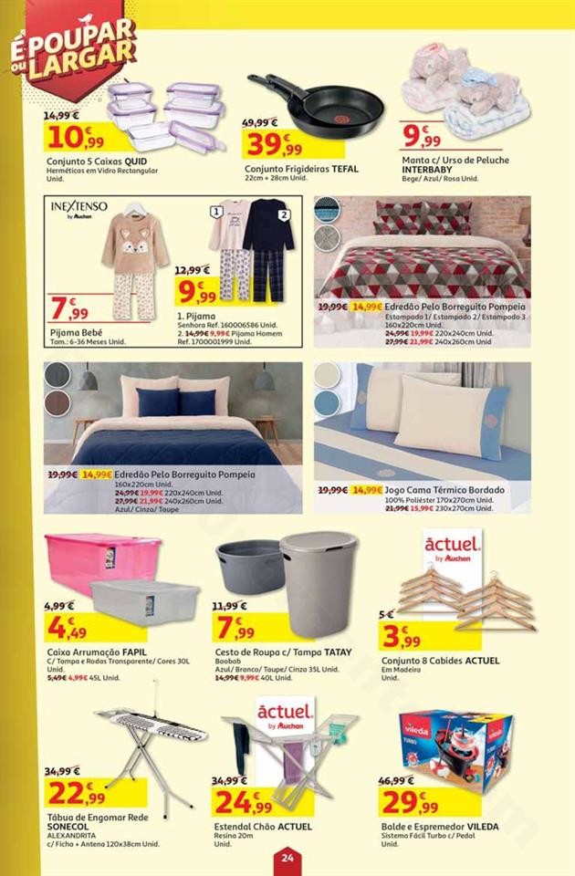 Antevisão Folheto AUCHAN Poupar ou Largar Promoç