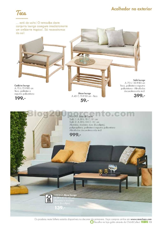 antevisão folheto CASA Jardim Promoções de 30 m