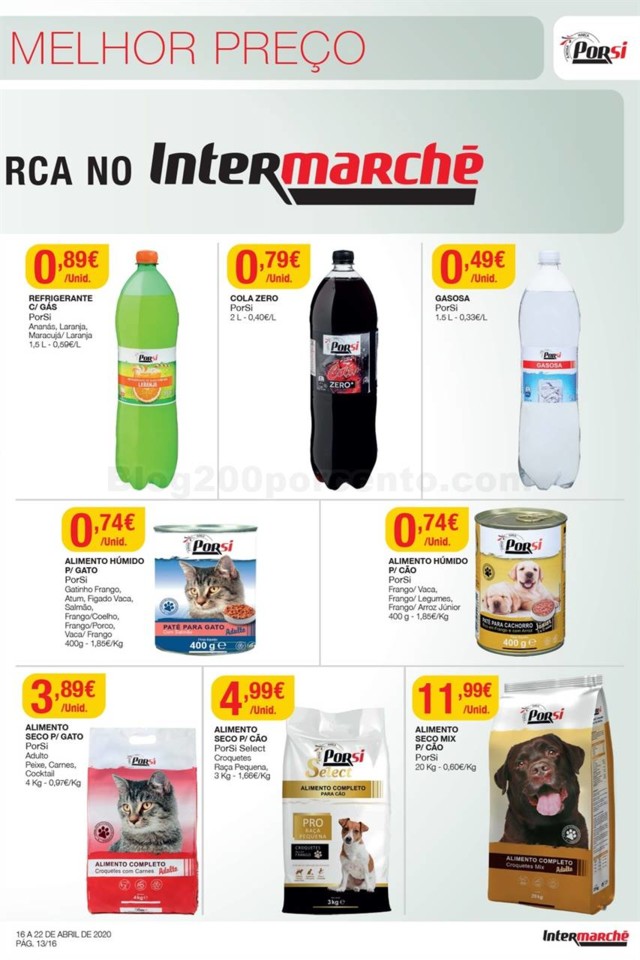 Antevisão Folheto INTERMARCHÉ Promoções de 16 