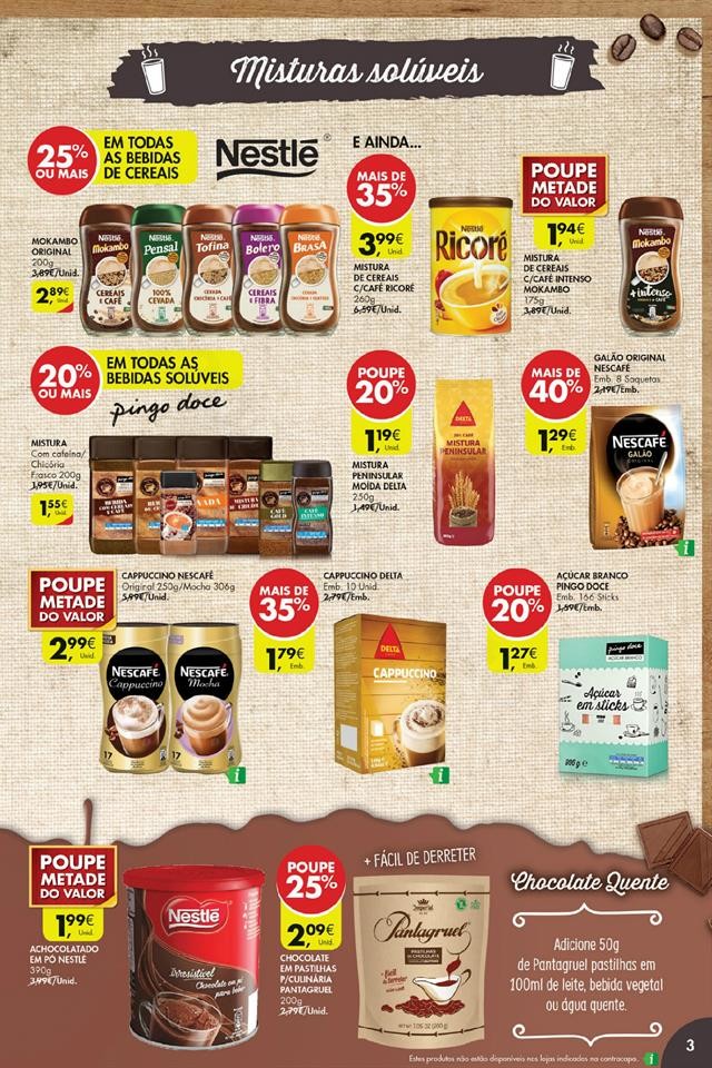 Antevisão Folheto PINGO DOCE Extra Bebidas Quente