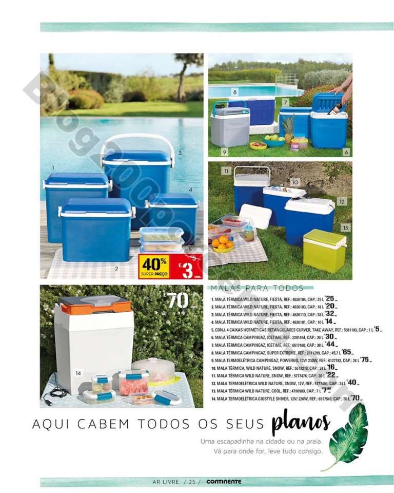 Antevisão Folheto CONTINENTE Ar livre Promoções