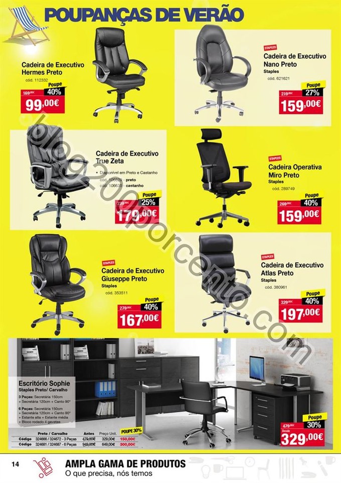 Antevisão Folheto STAPLES promoções de 28 julho