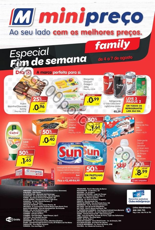 Antevisão Folheto MINIPREÇO Family de 4 a 10 ago