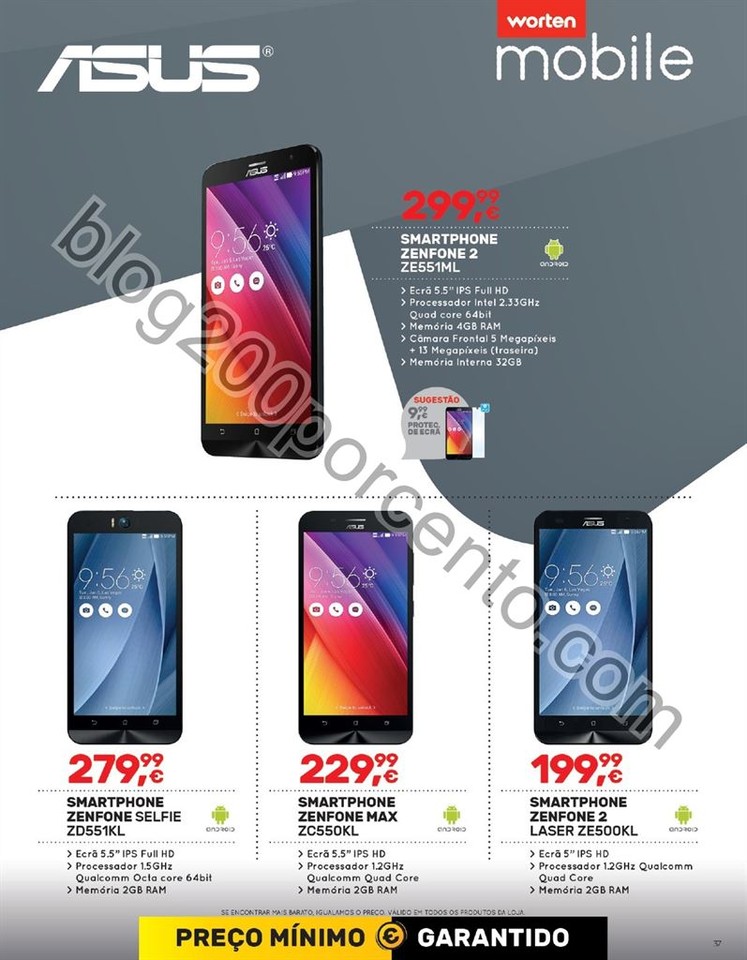 Antevisão Folheto WORTEN Mobile Promoções até 