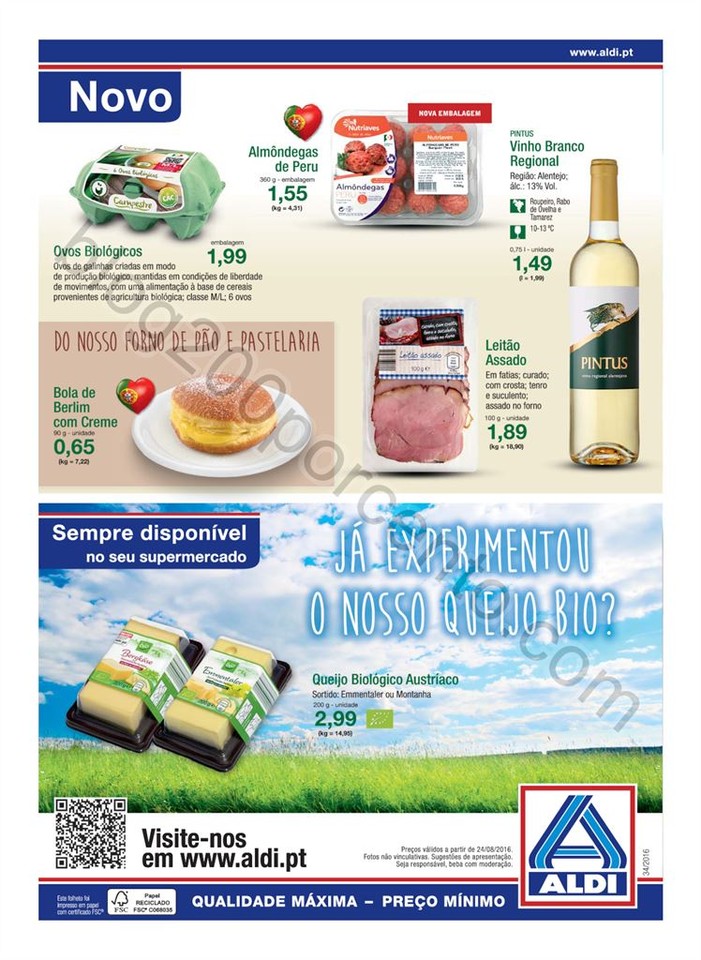 Antevisão Folheto ALDI Promoções a partir de 24