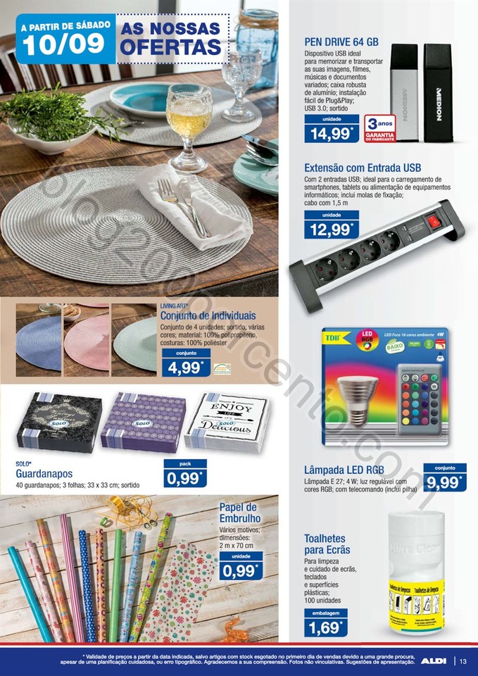 Antevisão Folheto ALDI Promoções a partir de 7 