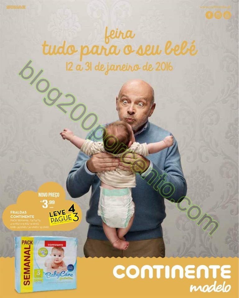 Antevisão Folheto CONTINENTE Feira Bebé de 12 a 