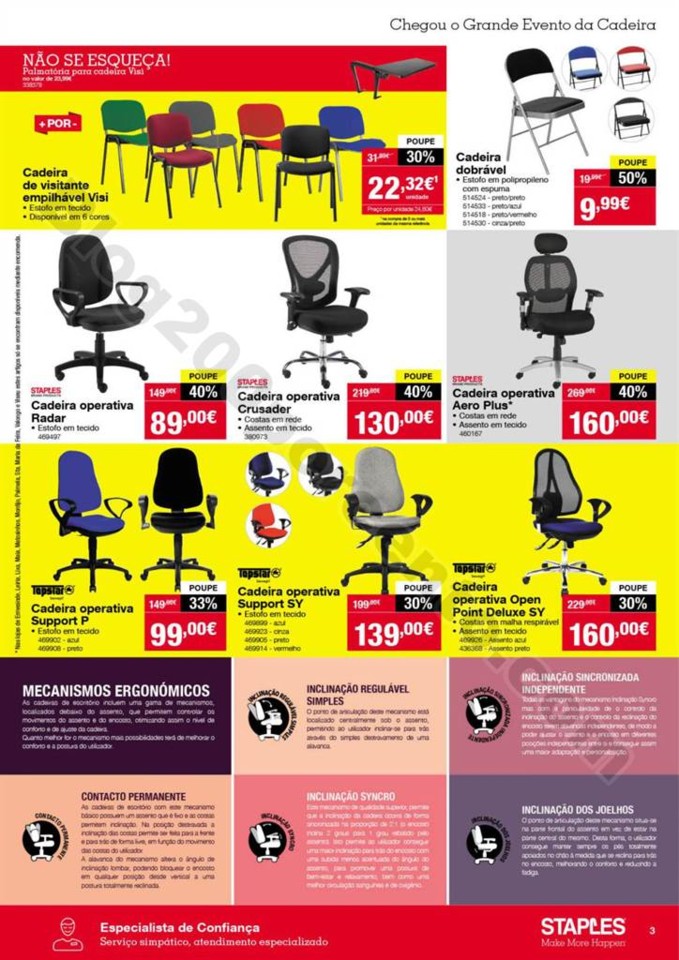 Antevisão Folheto STAPLES Promoções de 26 abril