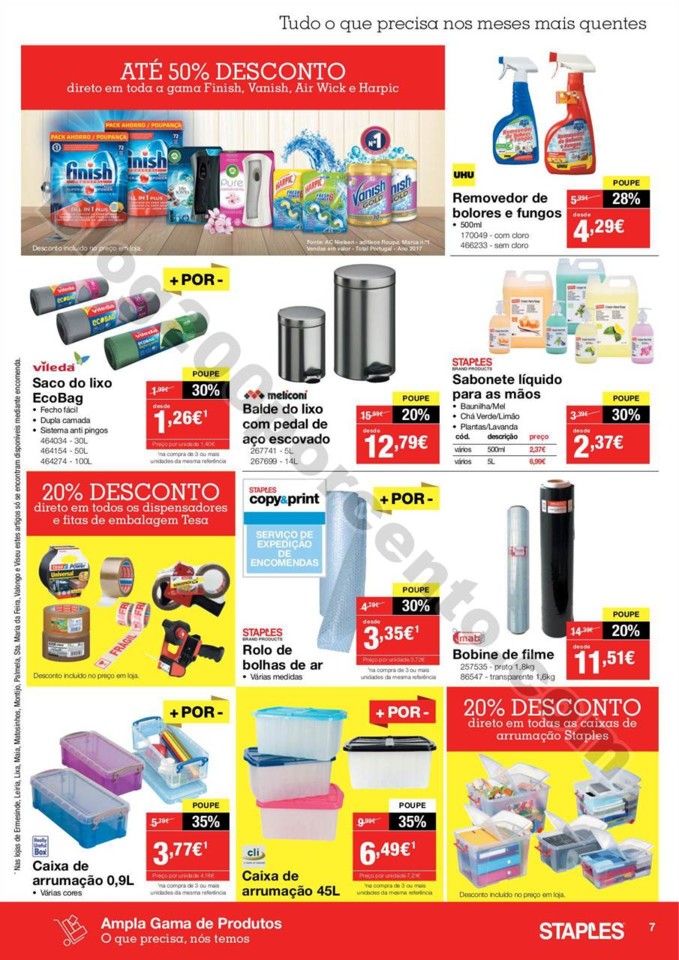 Antevisão Folheto STAPLES Promoções de 10 a 25 