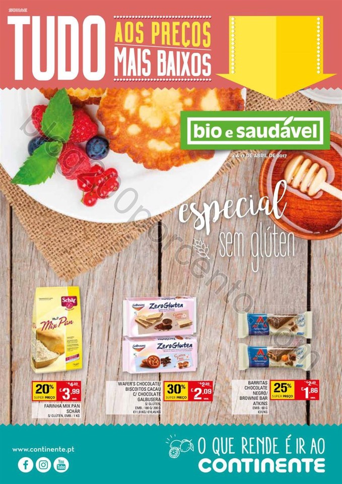 Antevisão Folheto CONTINENTE Bio e Saudável prom
