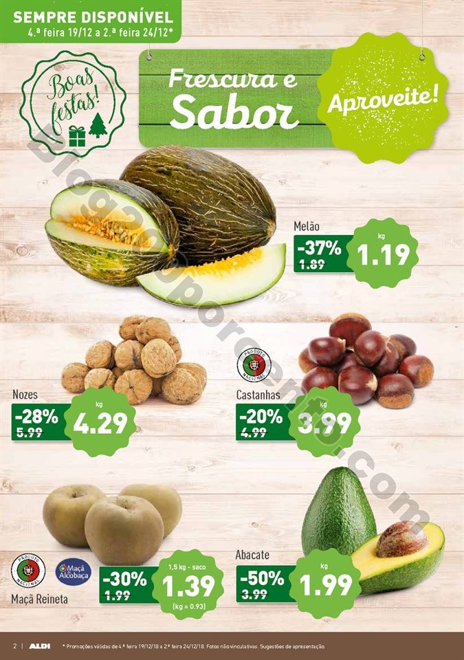 Antevisao Folheto ALDI a partir de 19 dezembro d1