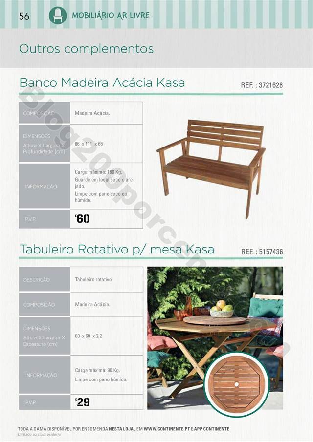 Antevisão Catálogo CONTINENTE Especial Ar Livre 