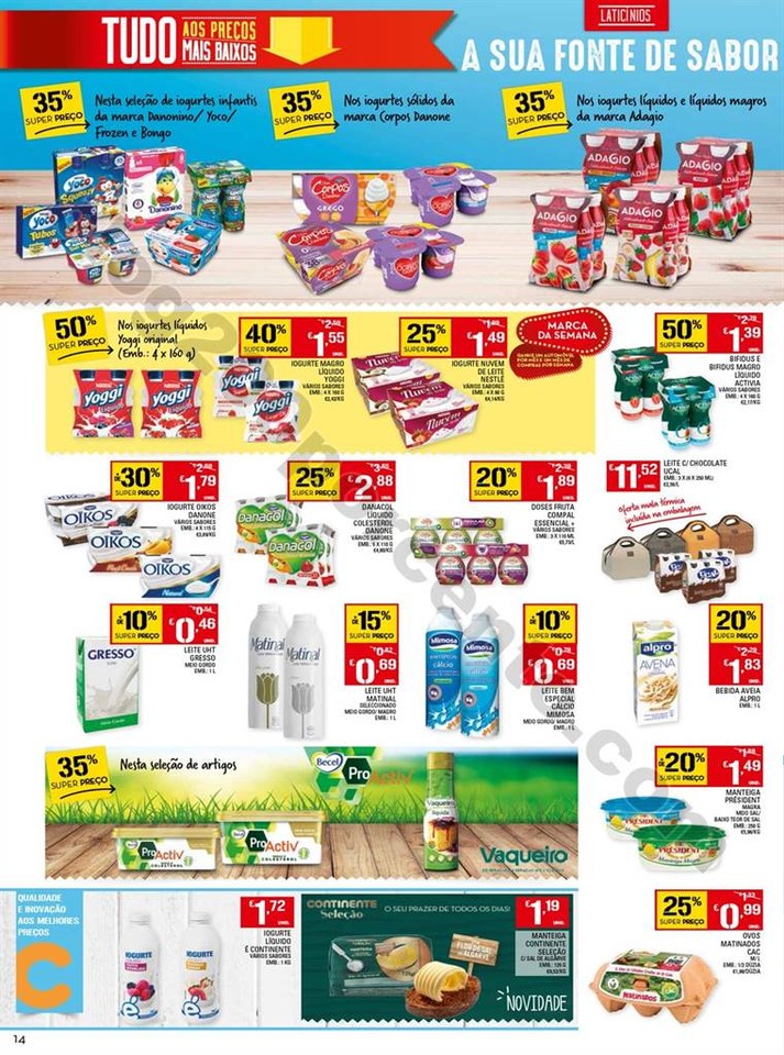 Antevisão Folheto CONTINENTE Promoções de 13 a 