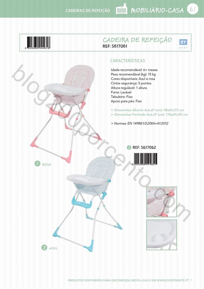 Catálogo técnico puericultura CONTINENTE Promoç