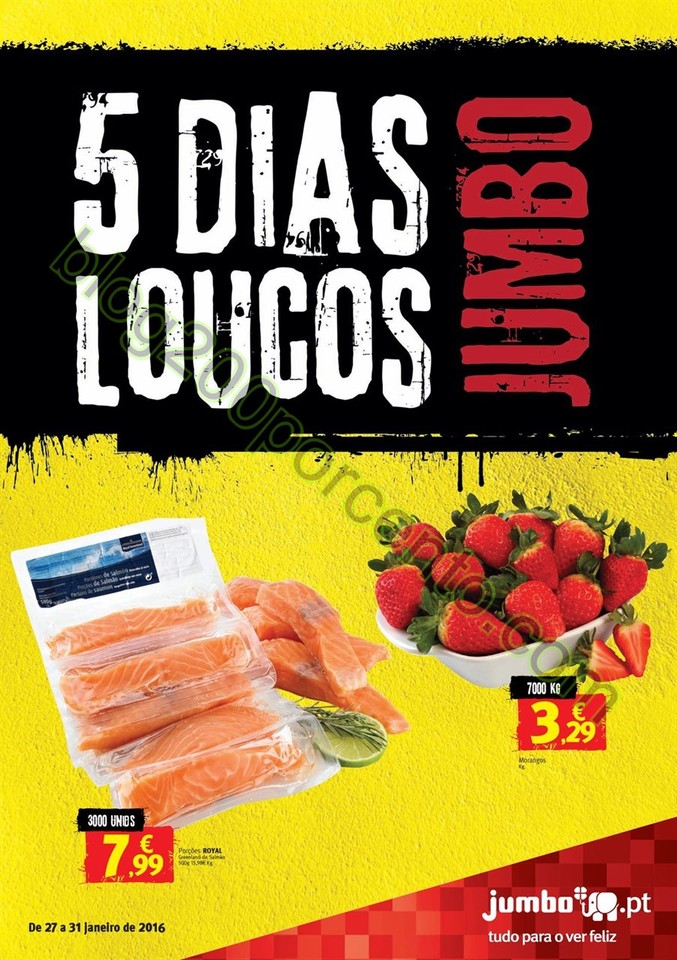 Antevisão Folheto JUMBO 5 dias Loucos de 27 a 31 