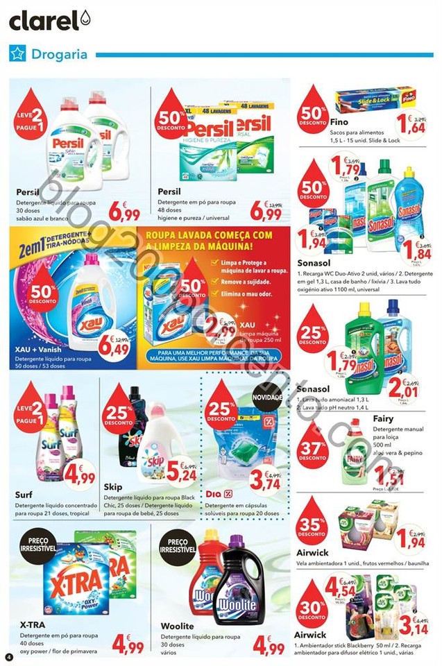 Antevisão Folheto CLAREL Promoções de 16 a 29 j