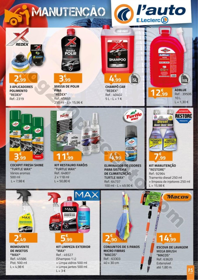 Antevisão Folheto E-LECLERC Aniversário auto pro