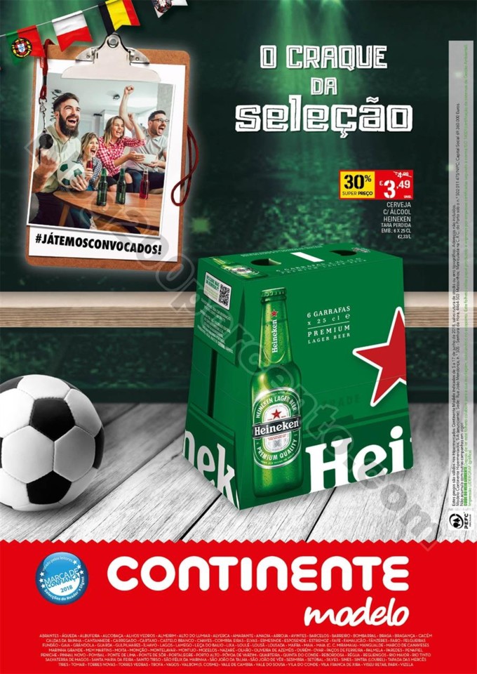 Antevisão Folheto CONTINENTE Cervejas e mariscos 