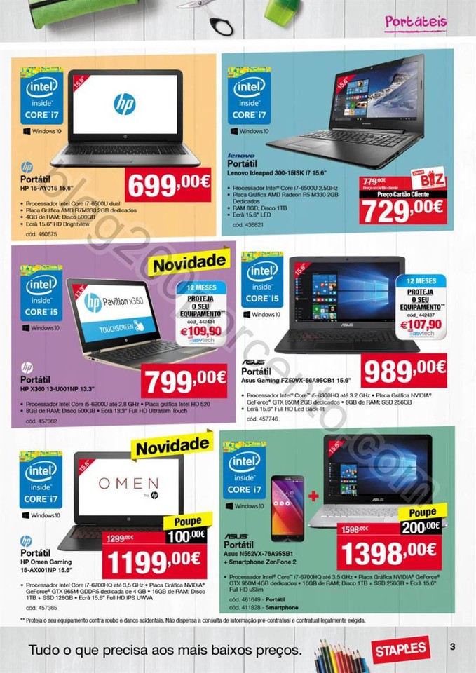 Novo Folheto STAPLES promoções de 8 a 27 setembr