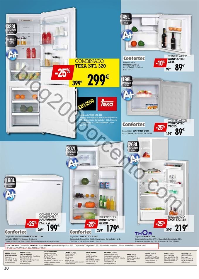 Antevisão Folheto CONFORAMA Festa Margem Sul de 1