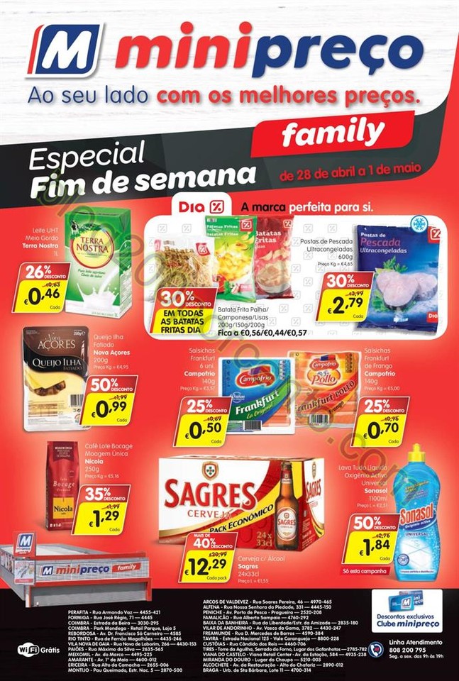 Antevisão Folheto MINIPREÇO Family de 28 abril a