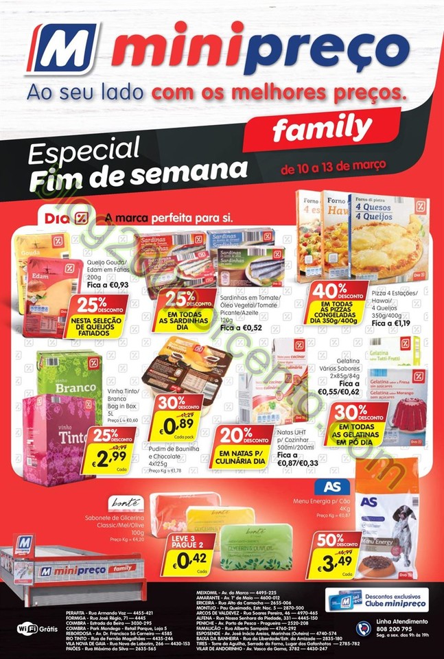 Antevisão Folheto MINIPREÇO Family de 10 a 16 ma