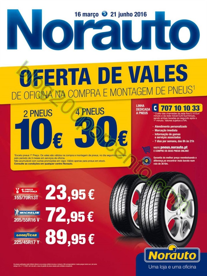Novo Folheto NORAUTO Promoções de 16 março a 21