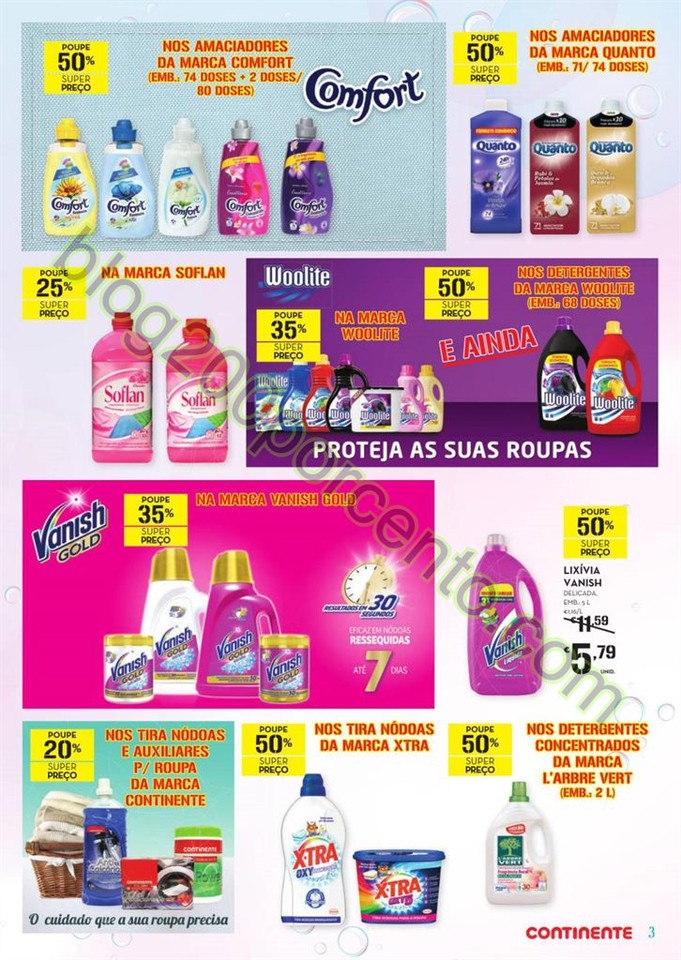 Antevisão Folheto CONTINENTE Limpeza de 12 a 24 j