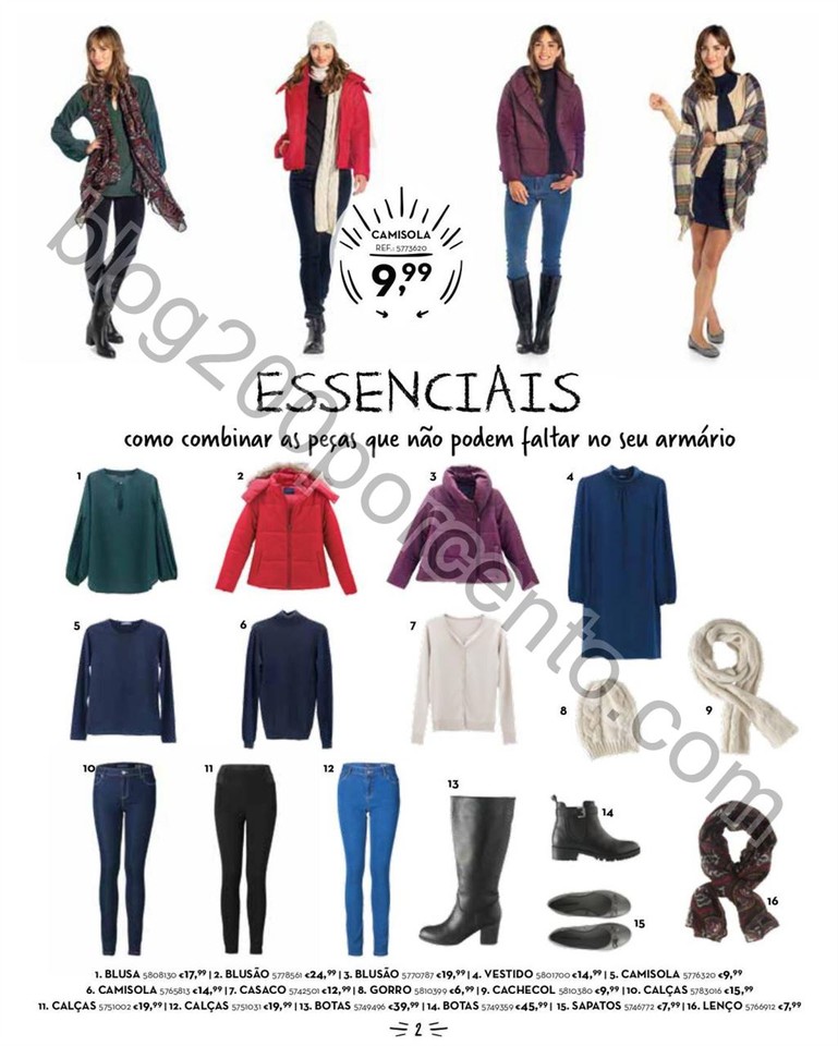 Antevisão Folheto CONTINENTE Moda Outono - Invern