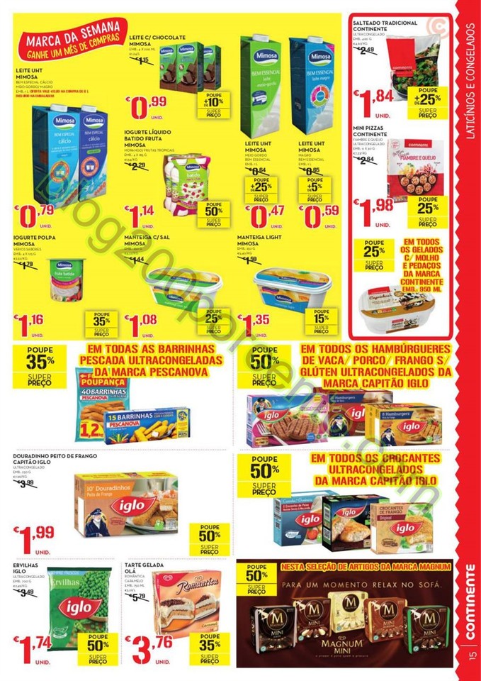 Antevisão Folheto MODELO - CONTINENTE Madeira de 