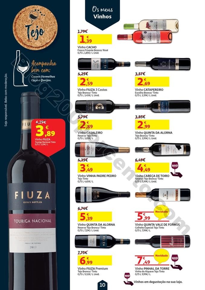 Antevisão Folheto AUCHAN Vinhos e Sabores Promoç