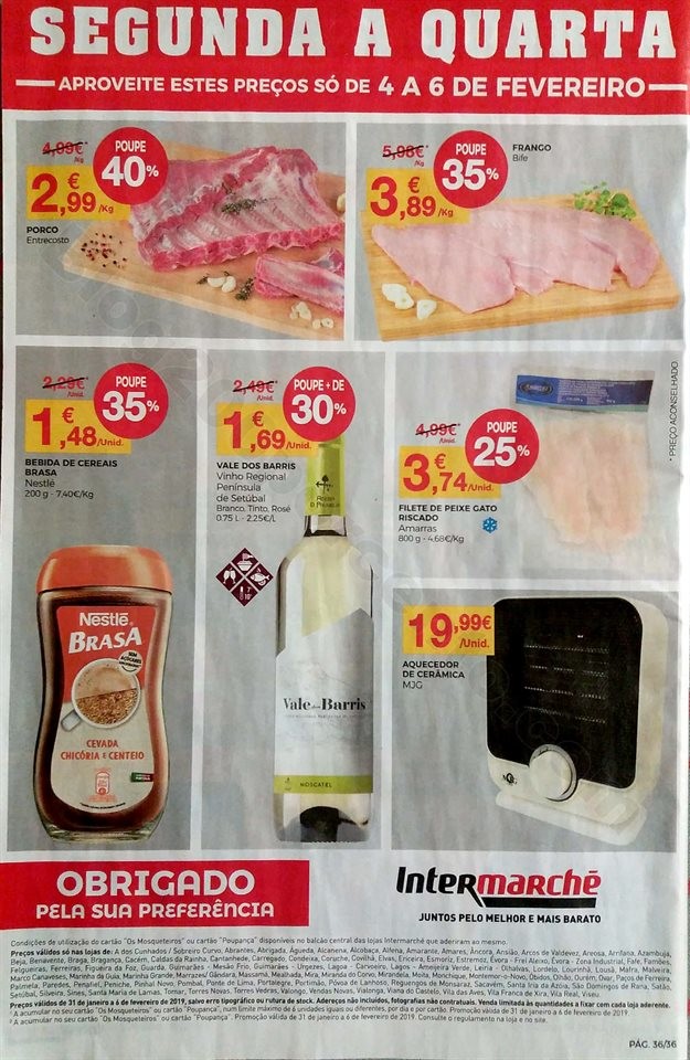 antevisao folheto Intermarche 31 janeiro a 6 fever
