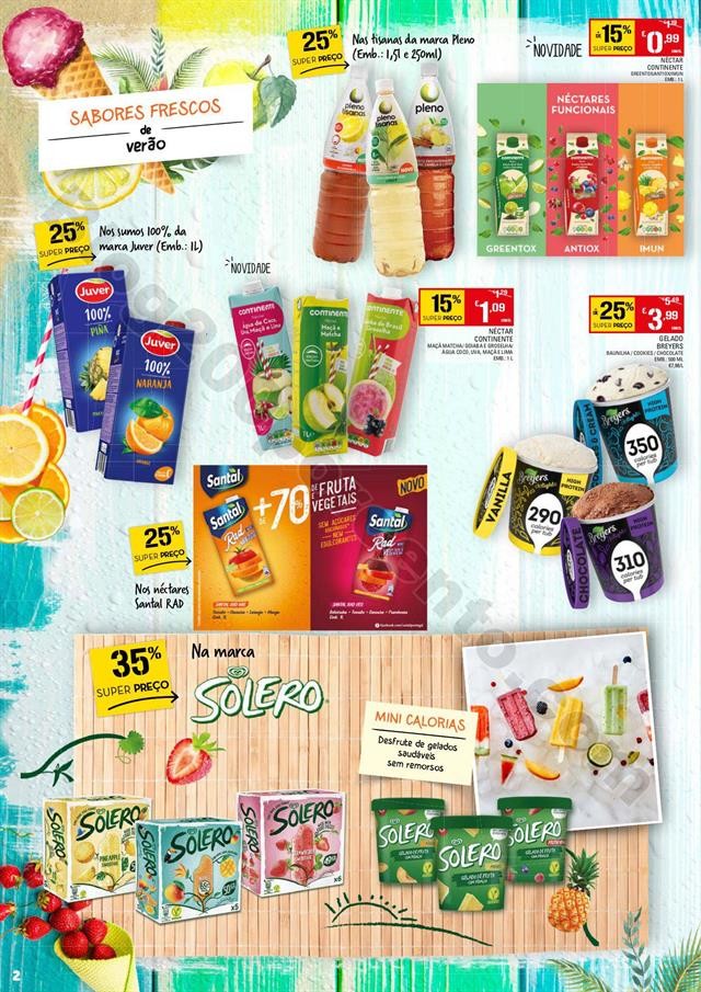 Antevisão Folheto CONTINENTE Hiper Gelados e Bebi