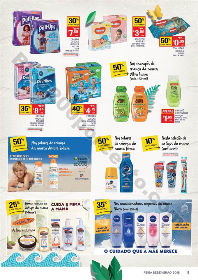 Antevisão Folheto CONTINENTE Bebé Promoções de
