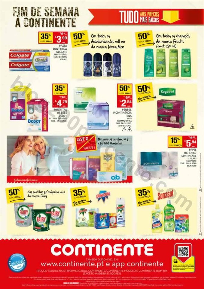 Antevisão Folheto CONTINENTE Fim de semana de 9 a