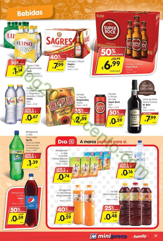 Antevisão Folheto MINIPREÇO Family de 10 a 16 ma